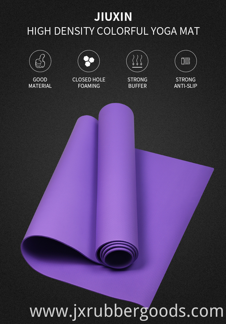 Best selling 4mm thick Comfortable sports foldable yoga mat